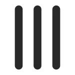 Menu Burger Vertical SVG Icon